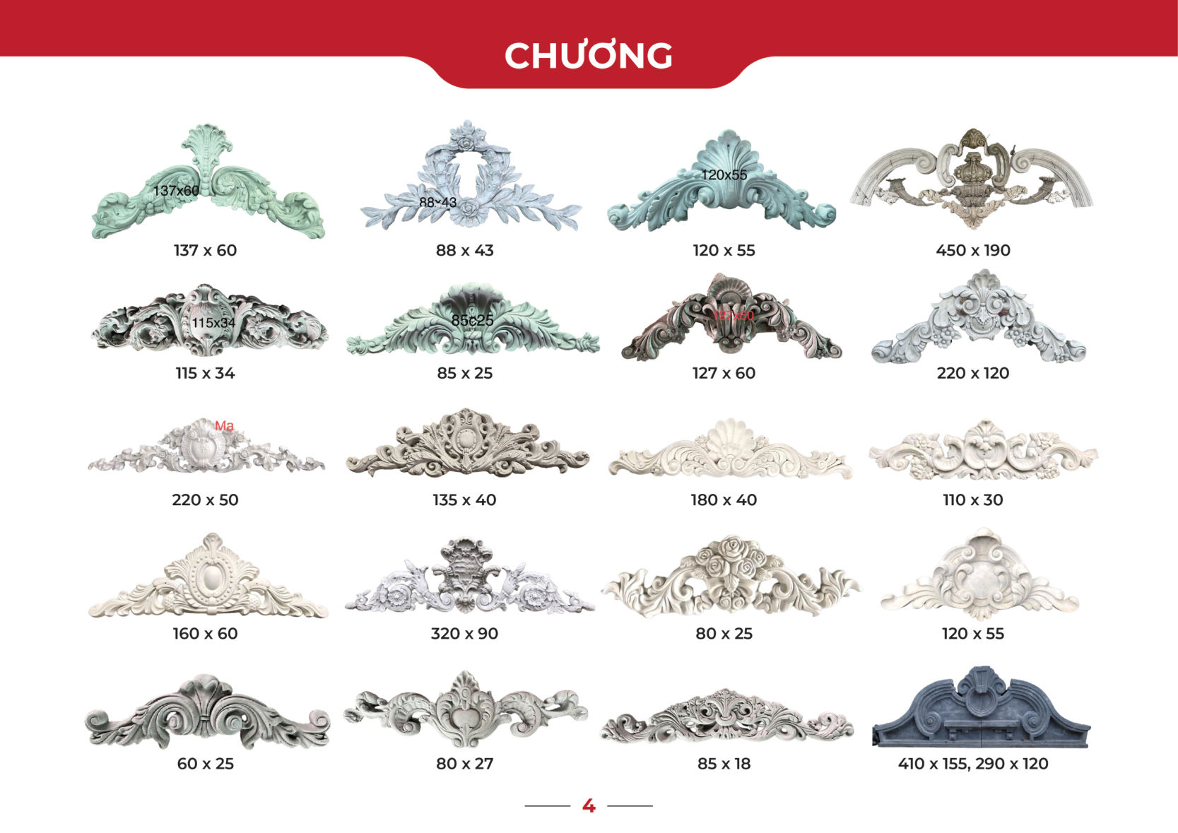 Mẫu chương xi măng – catalogue Nga Long trang 4