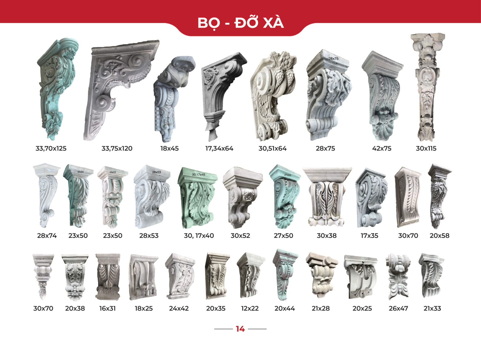 Mẫu bọ – đỡ xà xi măng – catalogue Nga Long trang 14