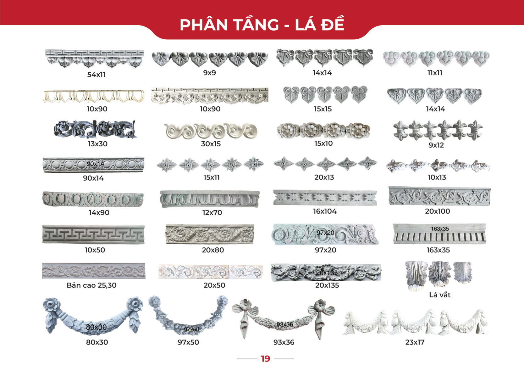 Mẫu phân tầng – lá đề xi măng – catalogue Nga Long trang 19