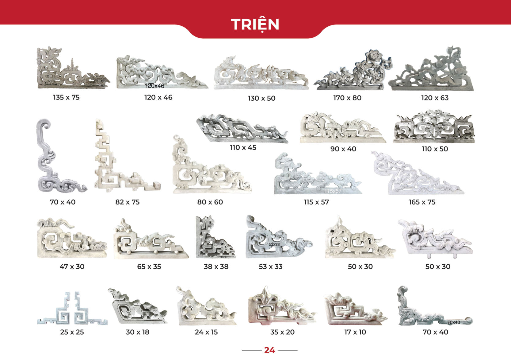 Mẫu triện xi măng – catalogue Nga Long trang 24
