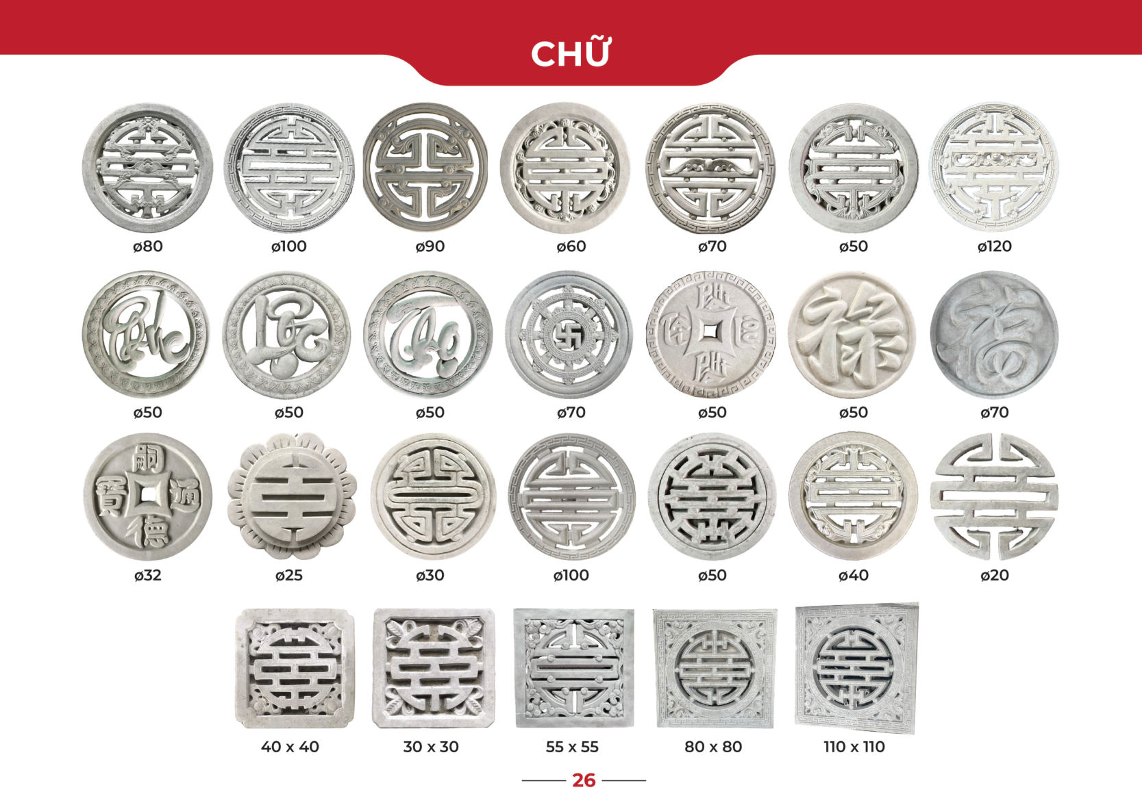 Mẫu chữ xi măng – catalogue Nga Long trang 26