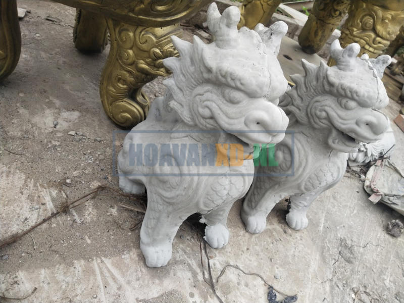 Cặp nghê xi măng