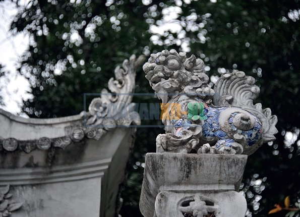 Biểu tượng con nghê xuất hiện tại đình chùa